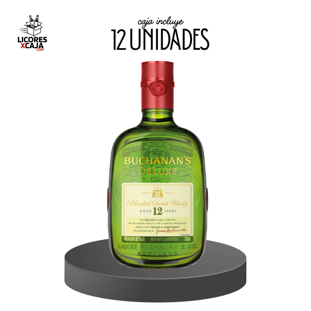 BUCHANANS 12 AÑOS 750ML - 12 UND