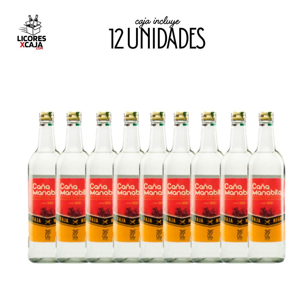 CAÑA MANABA 750ML - 12 UND