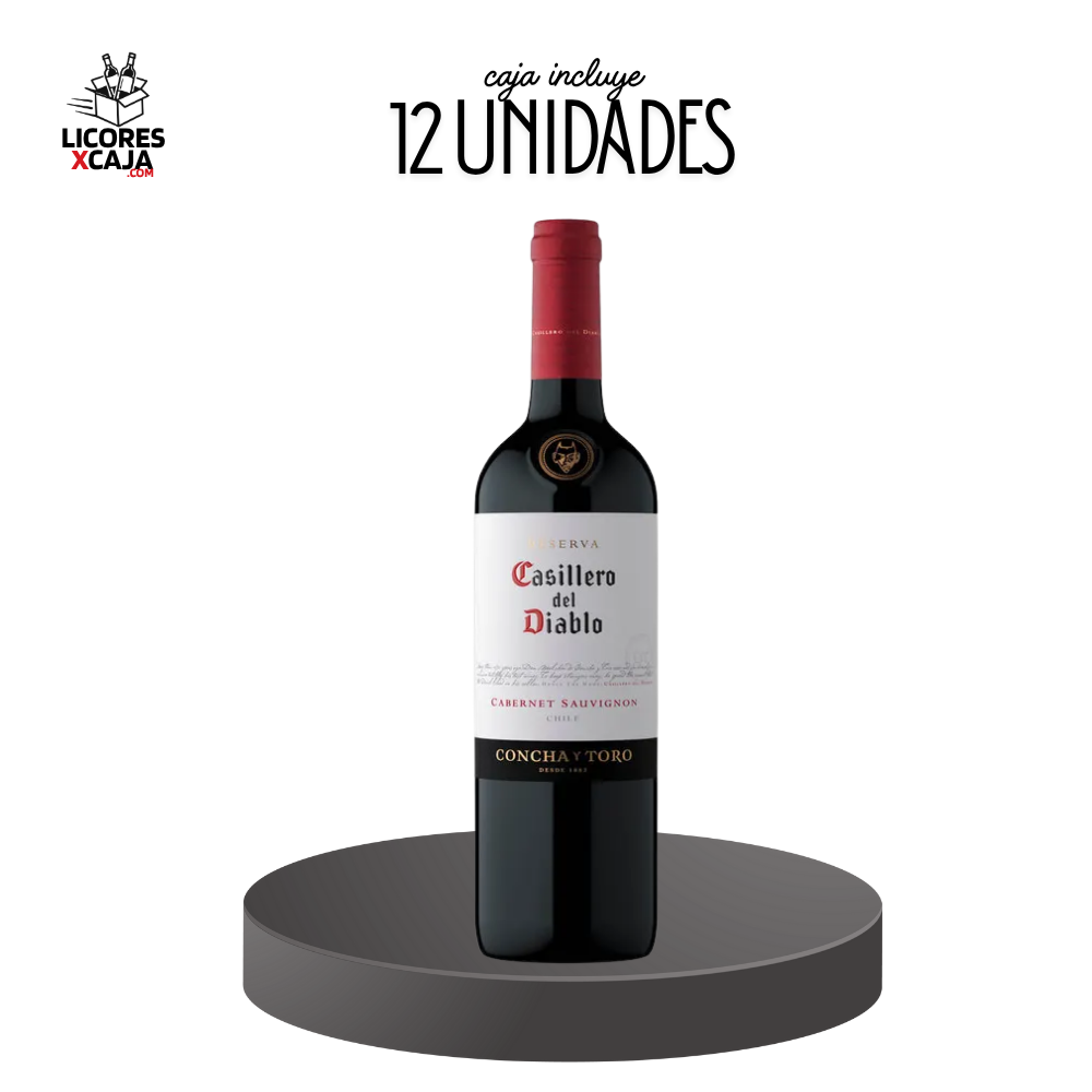 CASILLERO DEL DIABLO CABERNET 750ML - 12 UND