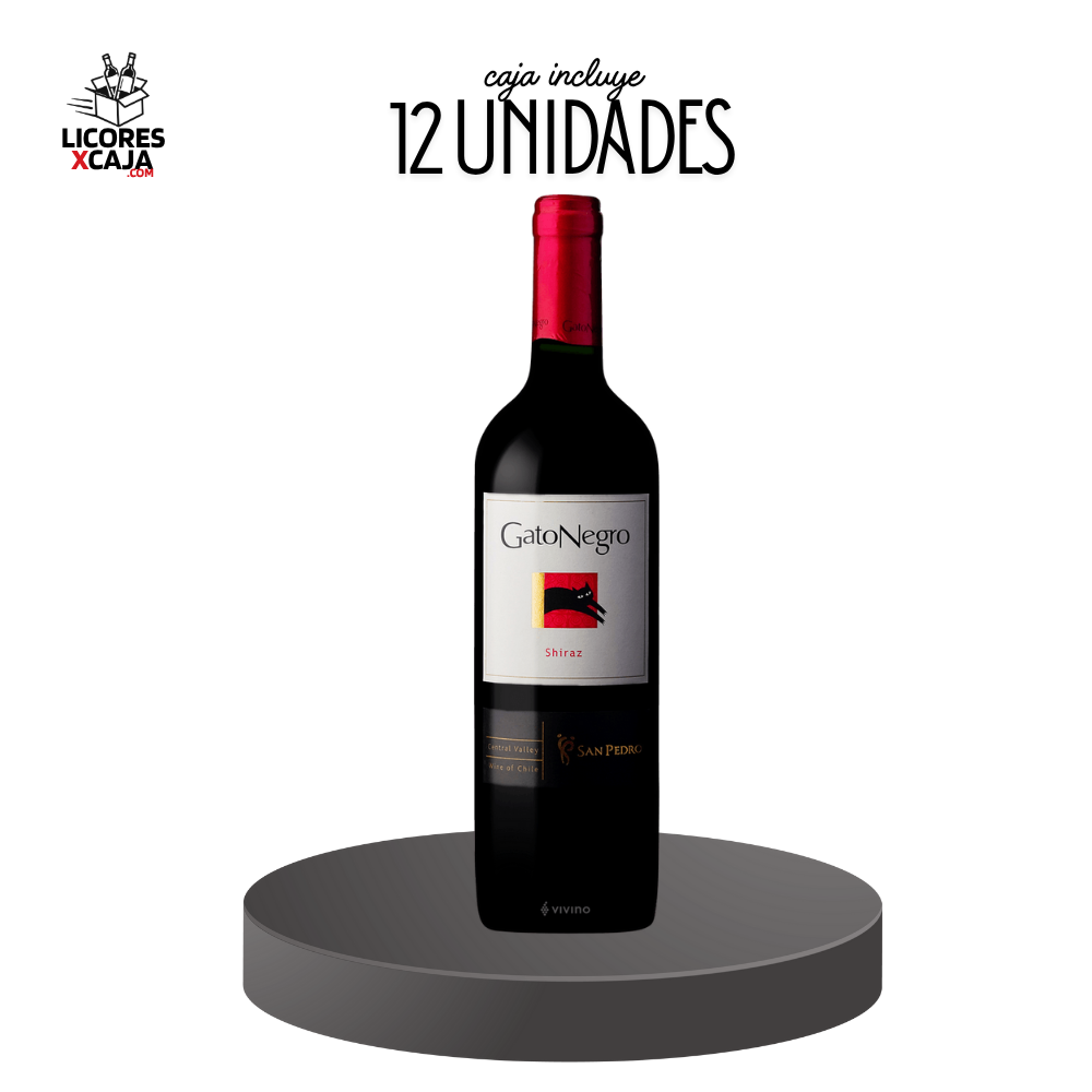 GATO NEGRO CABERNET 750ML - 12 UND