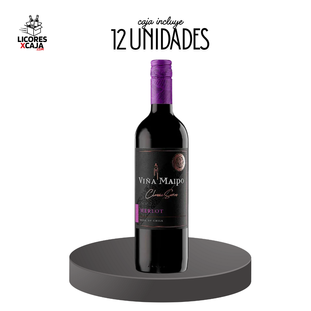 MAIPO MERLOT 750ML - 12 UND