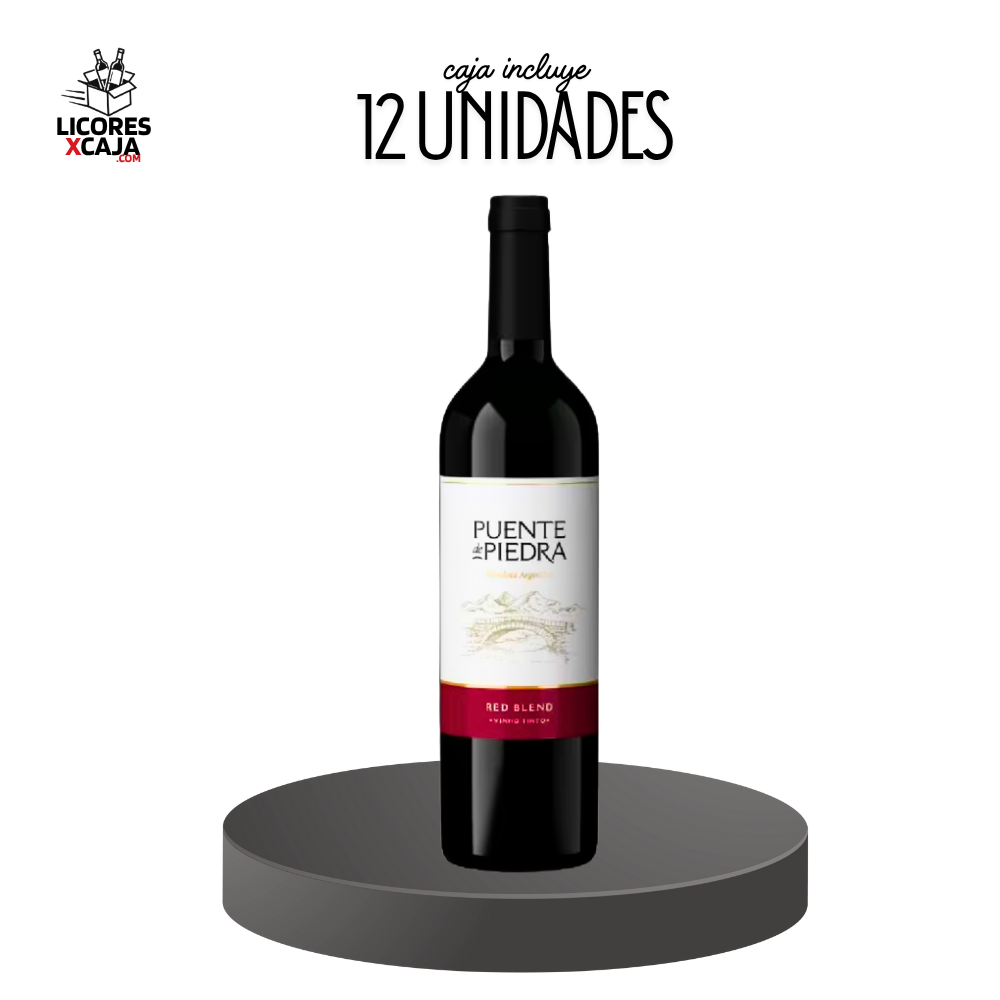 PUENTE DE PIEDRA TINTO 750ML - 12 UND