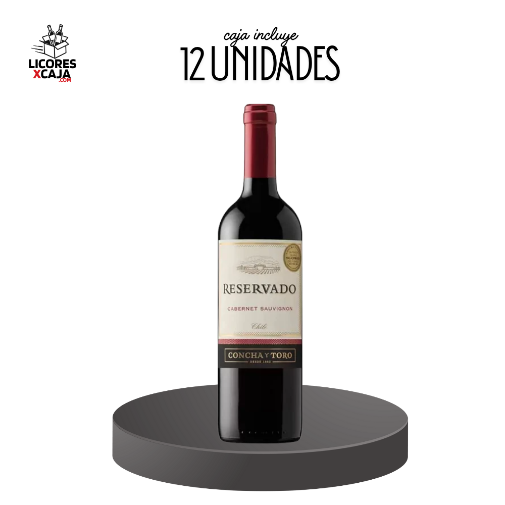 RESERVADO CONCHA Y TORO CABERNET 750ML - 12 UND