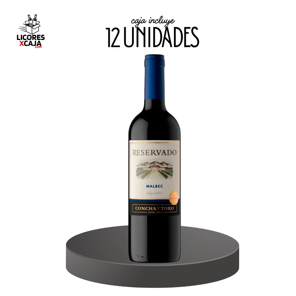 RESERVADO DE CONCHA Y TORO MALBEC 750ML - 12 UND